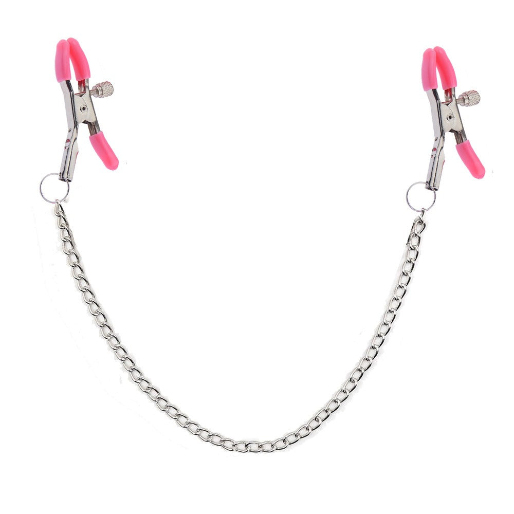 Adjustable Nipple Clamps with Silver Chain
