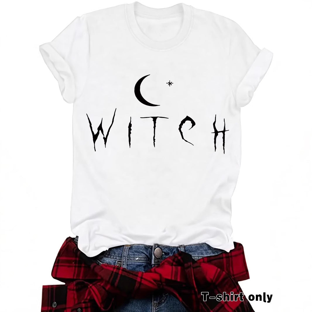 🌙 Witch Moon Graphic Print Tee