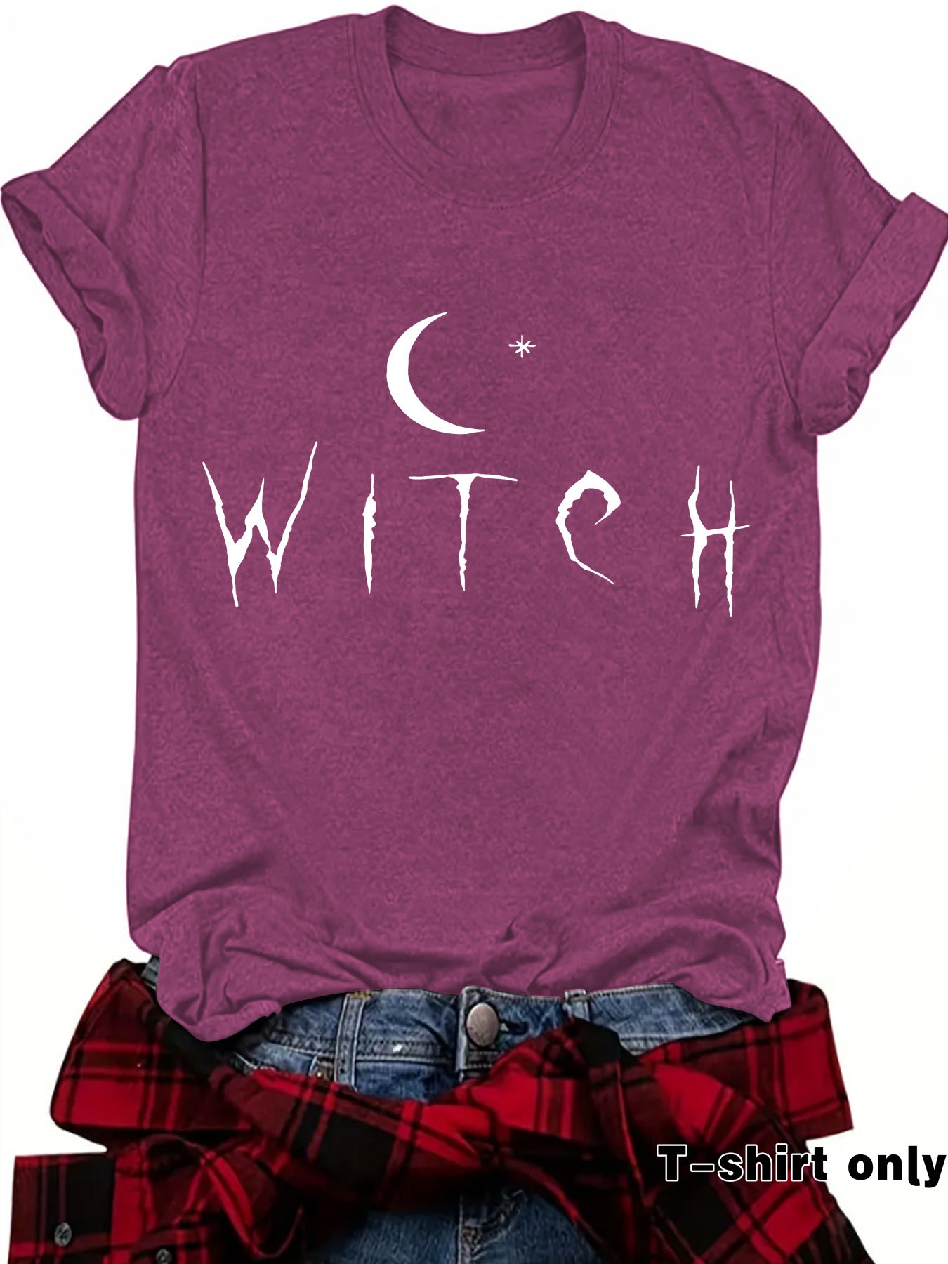 🌙 Witch Moon Graphic Print Tee