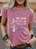 Halloween Witch Pattern Short Sleeve Tee