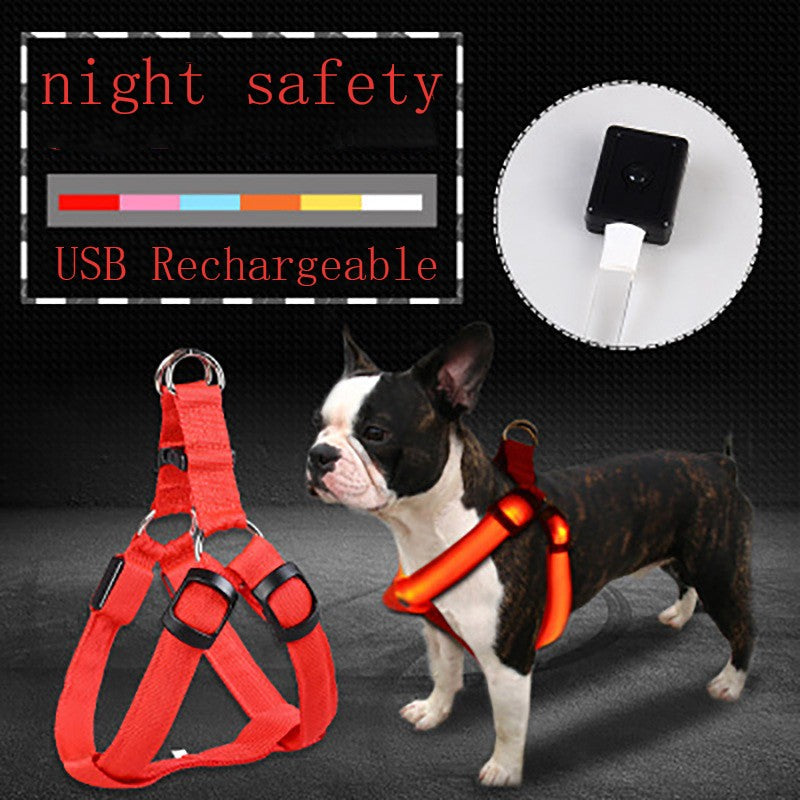 LED Light-Up Dog Harness
