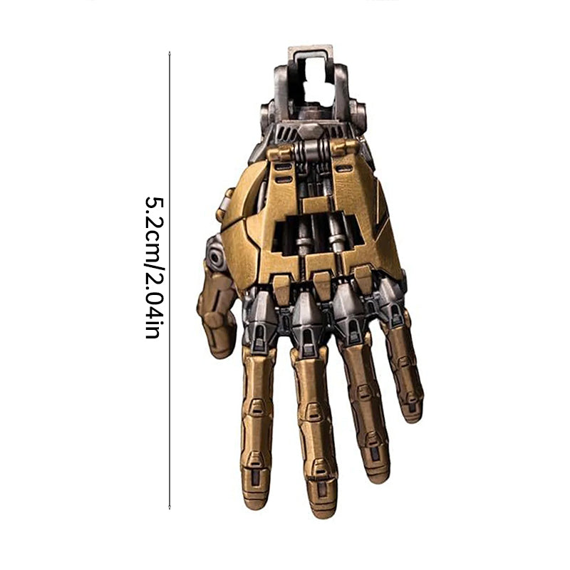 Movable Mechanical Bionic Hand Necklace | Metal Charm Pendant | Gothic Collectible Gift