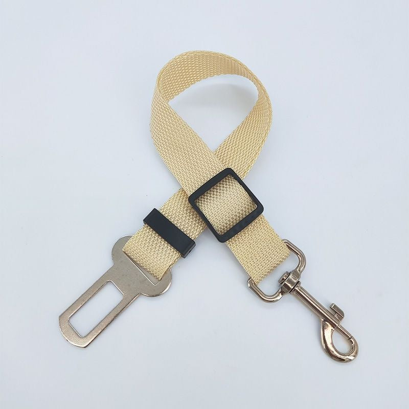Adjustable Pet Car Safety Belt — Dog Seat Belt Tether