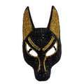 Rhinestone Anubis Full-Face Mask