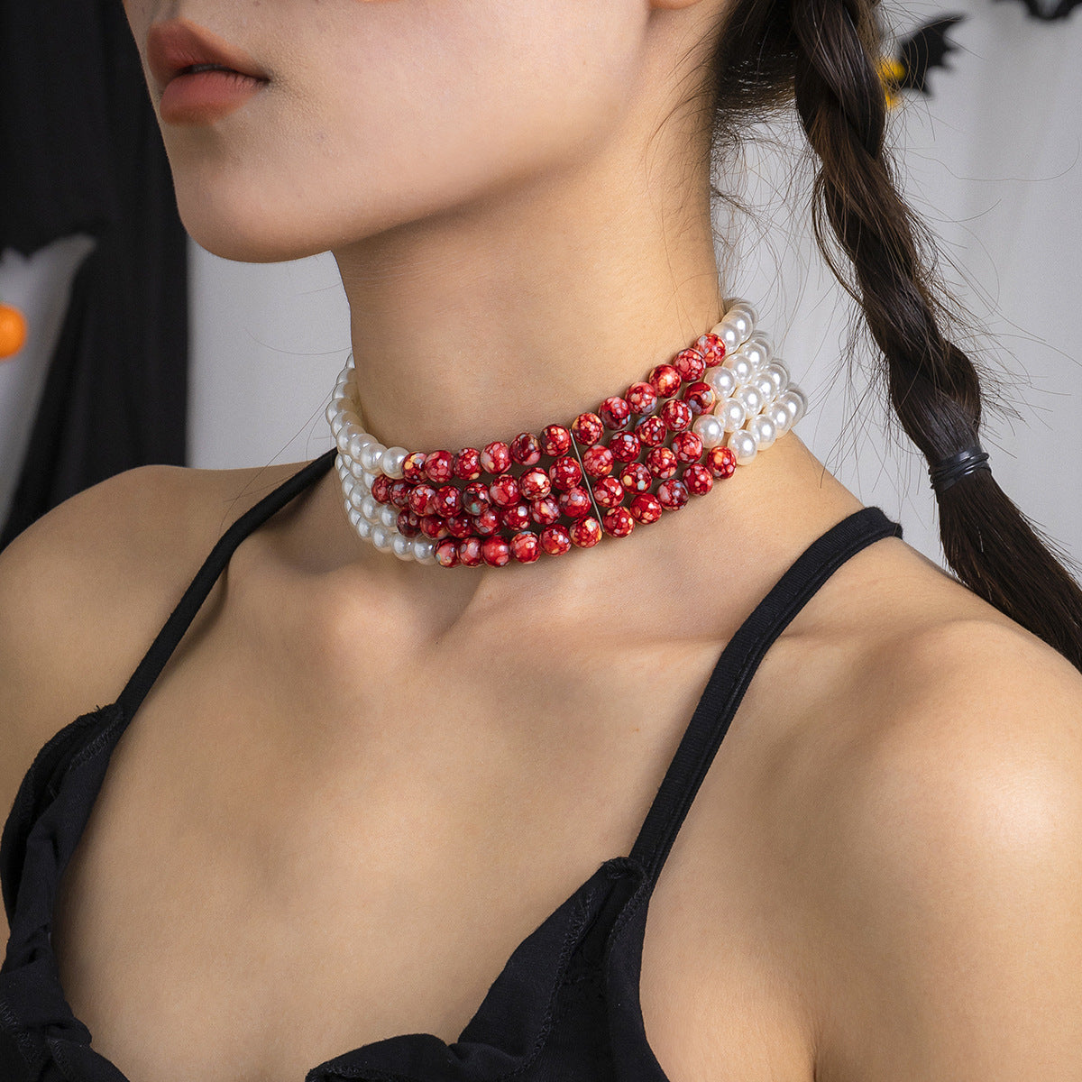 Gothic Pearl & Crystal Jewelry Collection