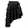 Punk Gothic Pirate Irregular Skirt – Caribbean Dark