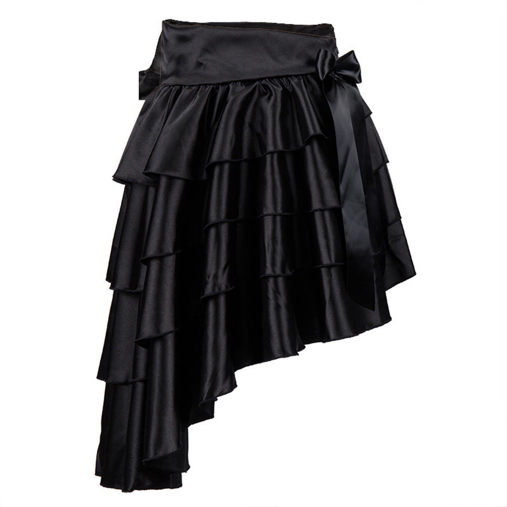 Punk Gothic Pirate Irregular Skirt – Caribbean Dark