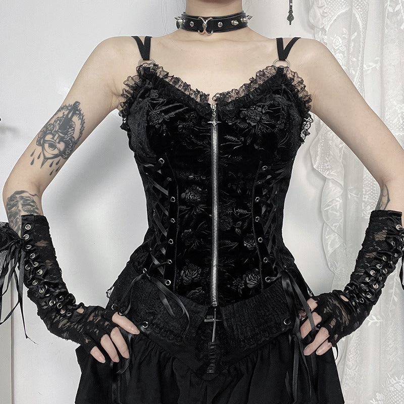 Gothic Rose Halter Top