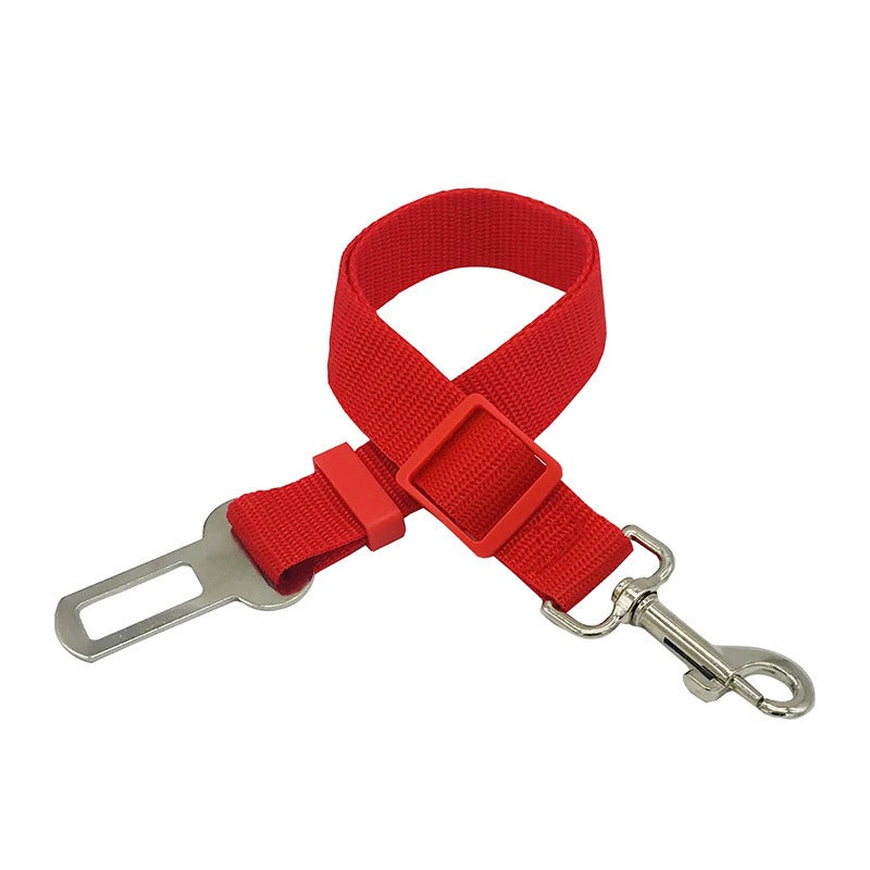 Adjustable Pet Car Safety Belt — Dog Seat Belt Tether