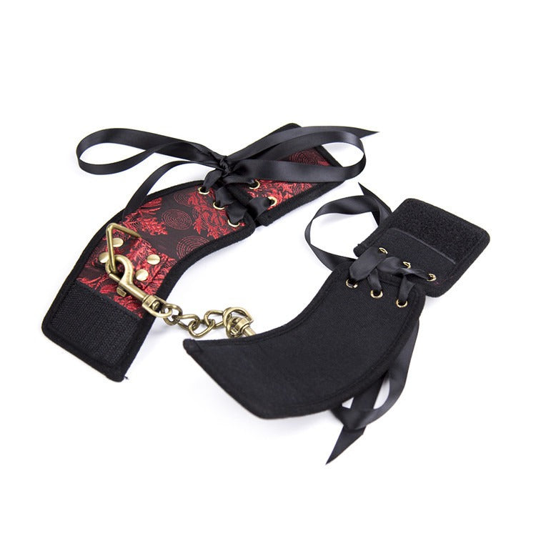 Red Ribbon Velcro Cuffs