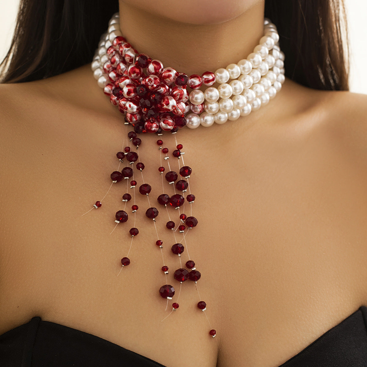 Gothic Pearl & Crystal Jewelry Collection
