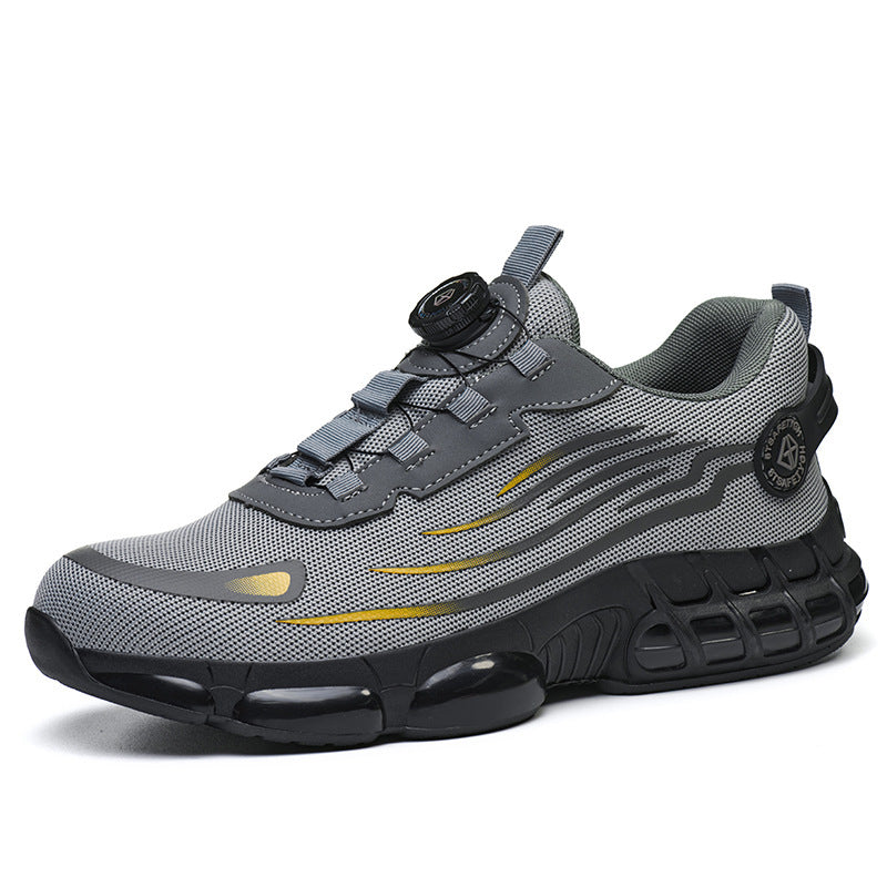 Steel Toe Safety Work Shoes | Breathable Mesh, Puncture-Resistant, EU 36–49