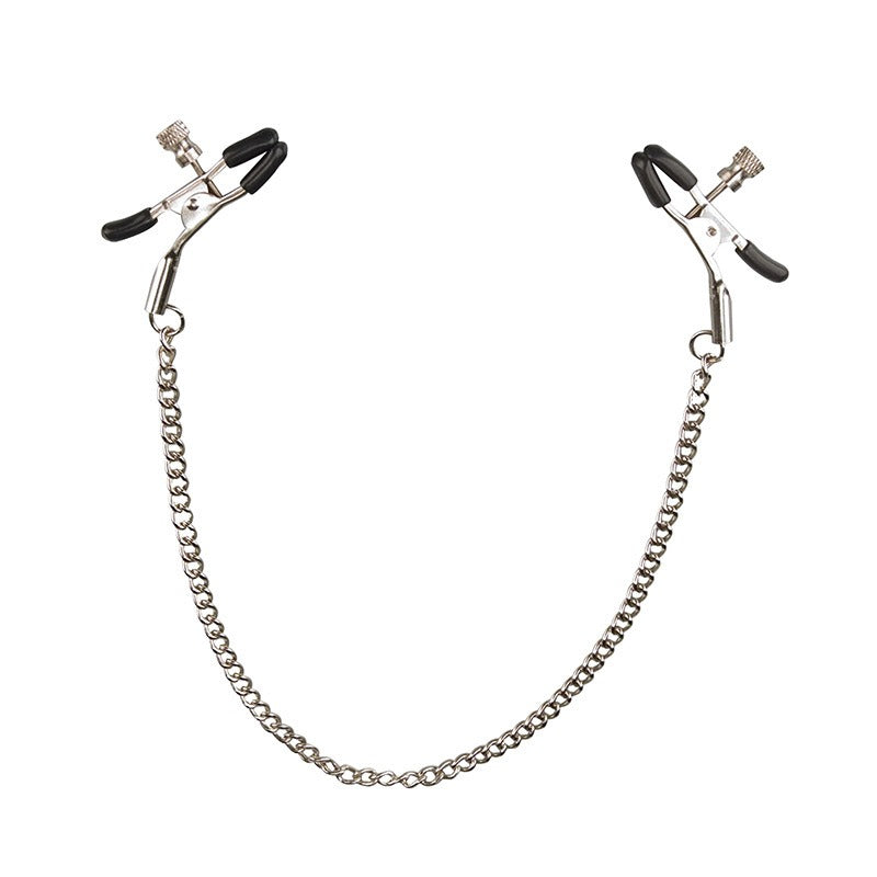 Adjustable Nipple Clamps with Silver Chain