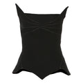 Gothic Bat Wings Crop Top & Mini Skirt | Dark Fashion Outfit Set for Women