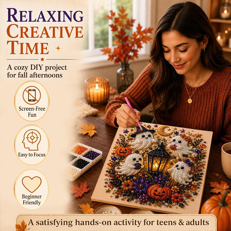 Halloween Diamond Art Gem Painting Kit