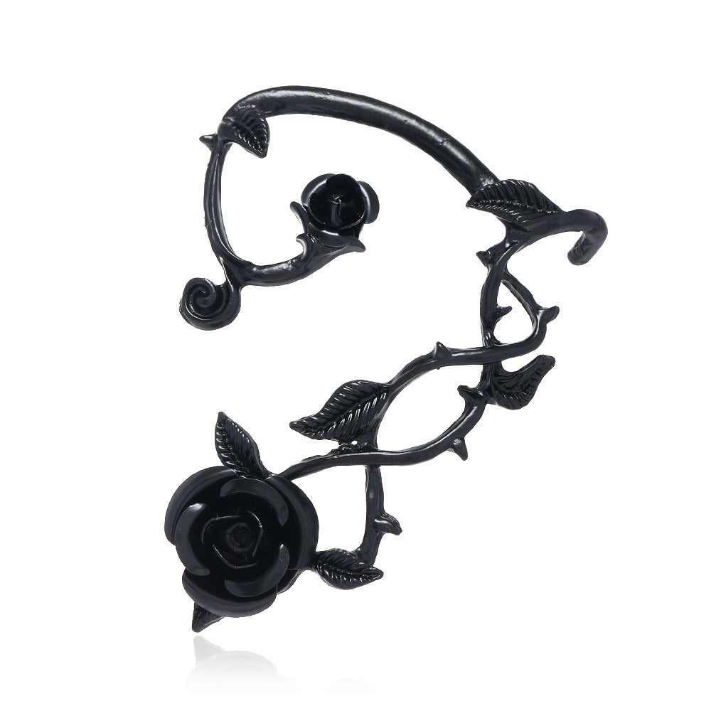 Vintage Rose Drop Earrings