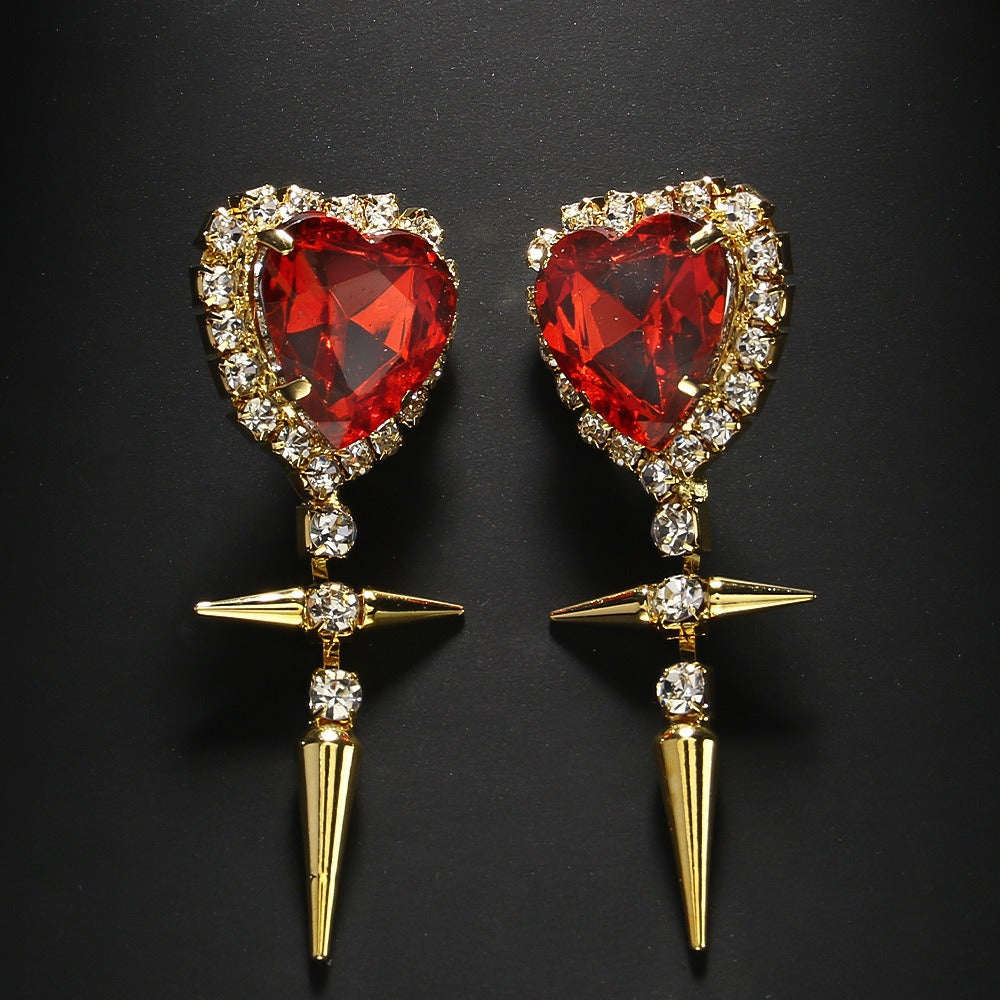 Water Diamond Sparkling Drop Earrings