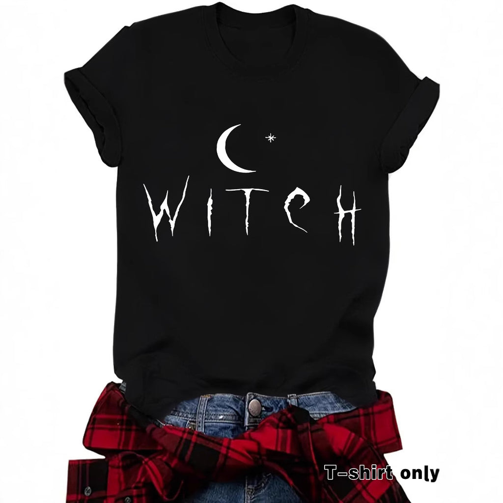 🌙 Witch Moon Graphic Print Tee