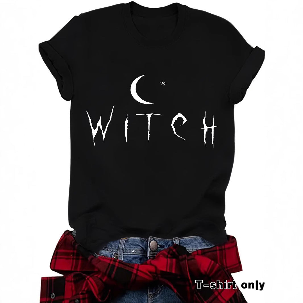 🌙 Witch Moon Graphic Print Tee
