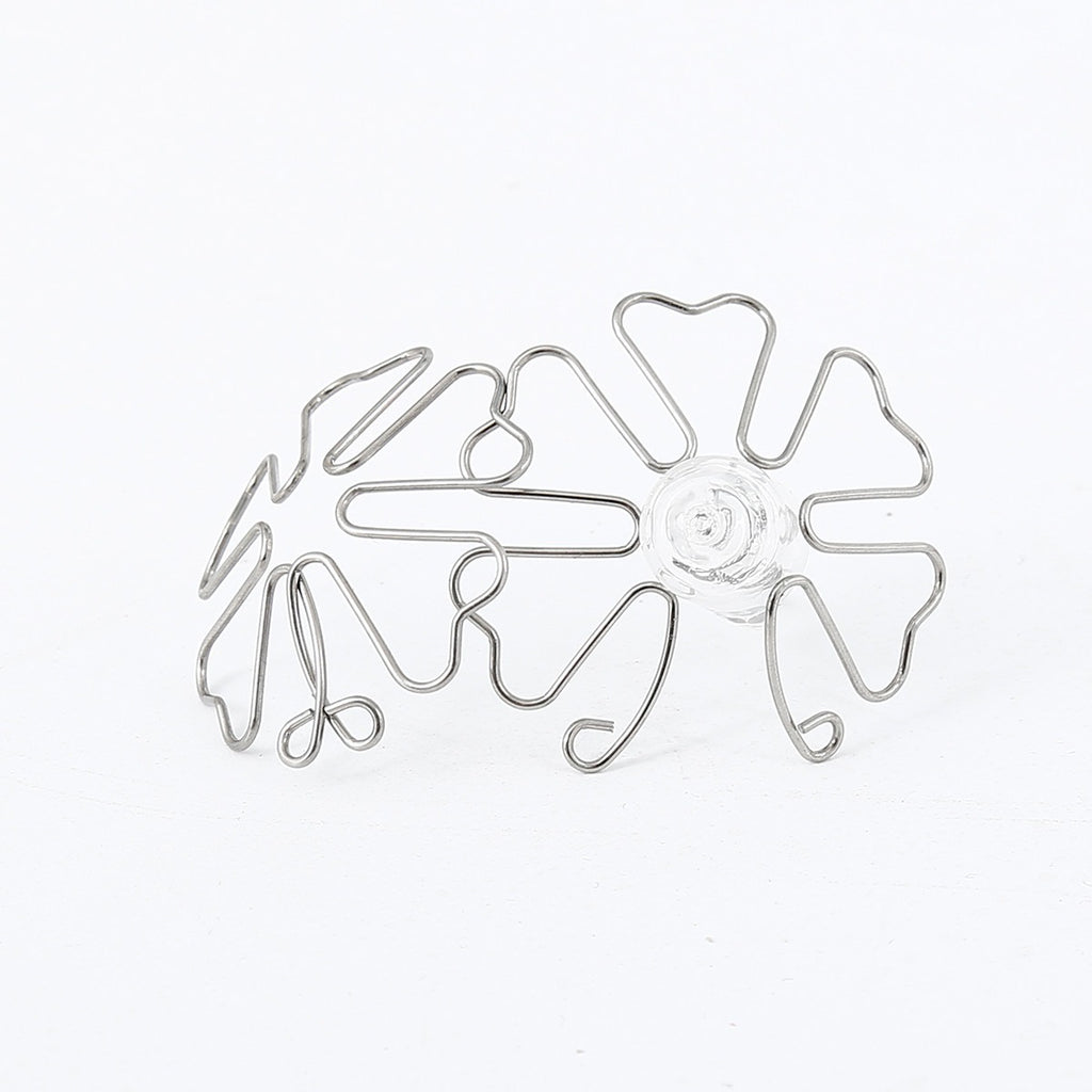 Silver Iron Ritual Clamp