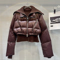 Sleeveless Knitted Vest & Zipper Coat Set | Women's 2-Piece Warm Suit | Wine & Black | M–L