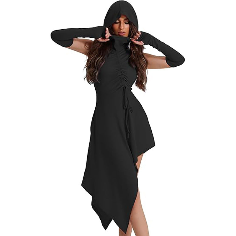 Medieval Gothic Hooded Costume Dress