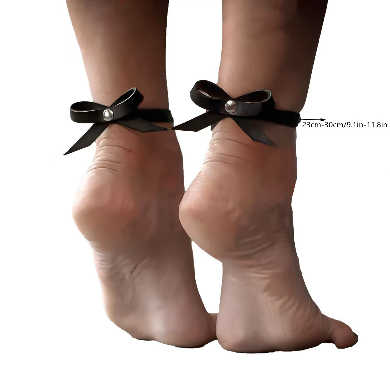 Punk Gothic Leather Butterfly Anklet