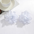 Enchanted Bloom Satin Flower Earrings