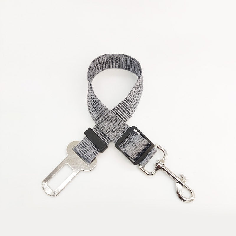 Adjustable Pet Car Safety Belt — Dog Seat Belt Tether