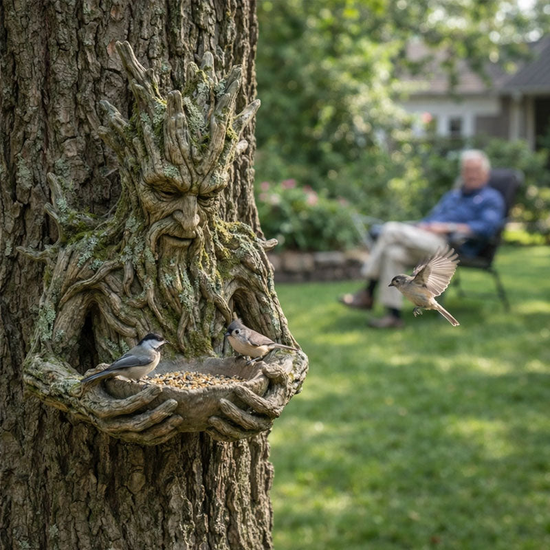 Bigfoot Yeti Hanging Bird Feeder - Weather-Resistant Outdoor Wildlife Decor for Garden, Patio, and Yard