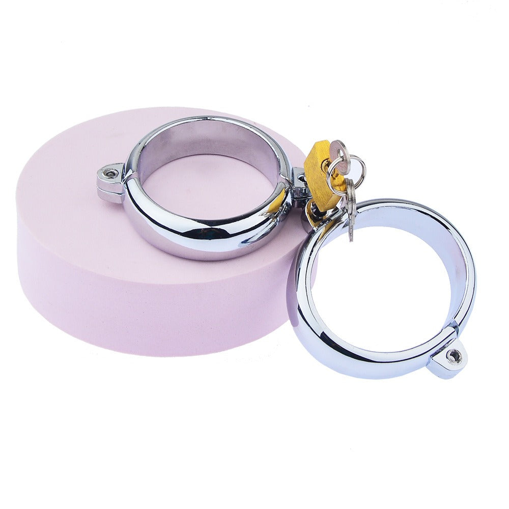 Metal Oval Handcuffs & Ankle Shackles