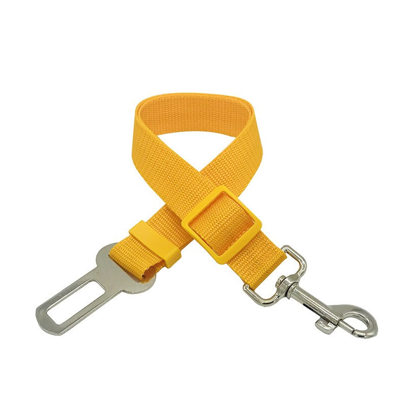 Adjustable Pet Car Safety Belt — Dog Seat Belt Tether