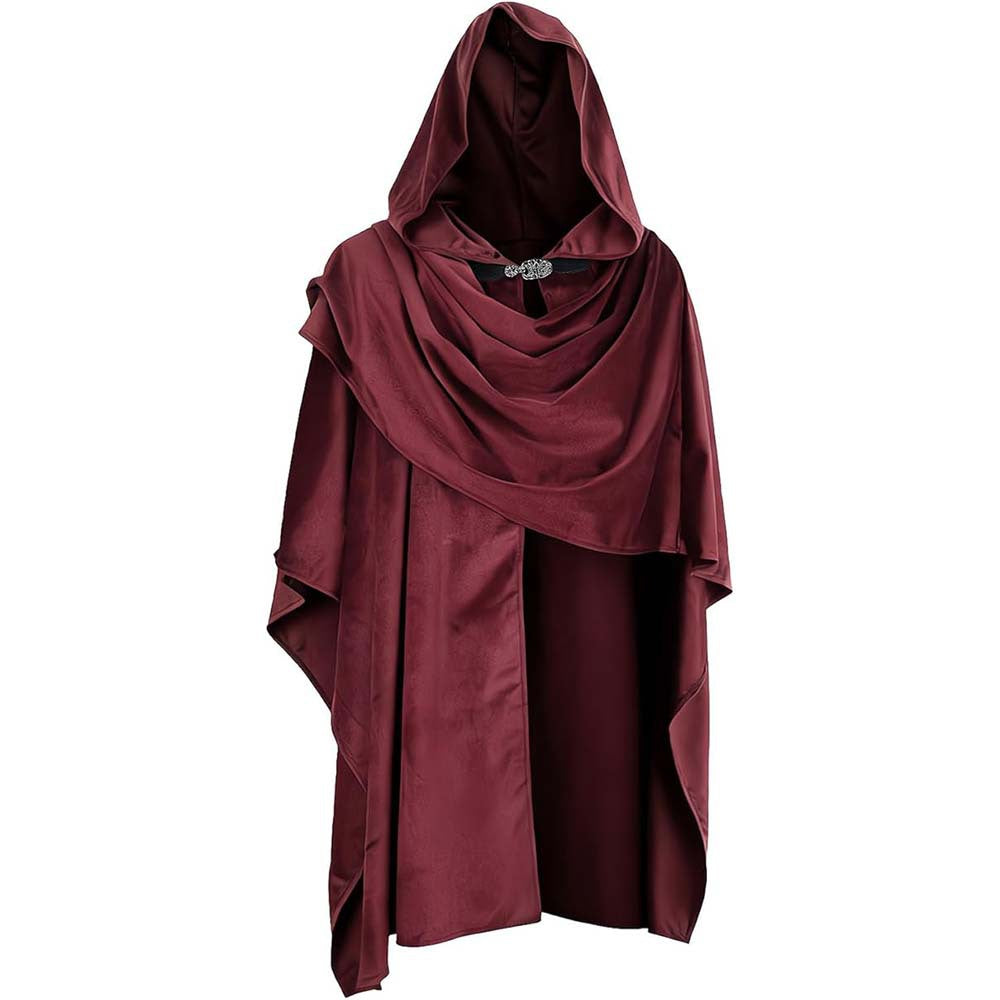 Medieval Knight Cosplay Cape | Gothic Halloween Renaissance Cloak in Wool or Fleece