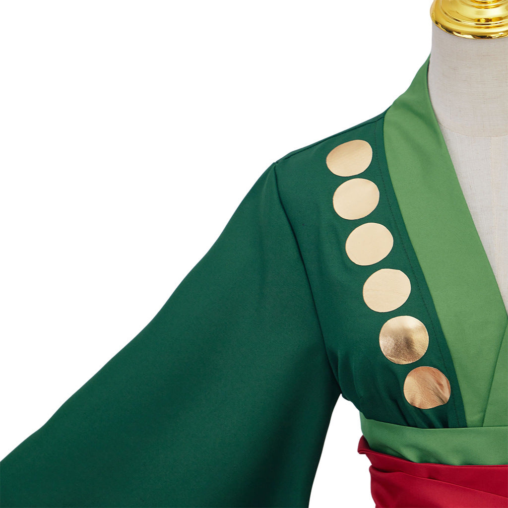 Zoro Two Years Later Cosplay Kimono Set