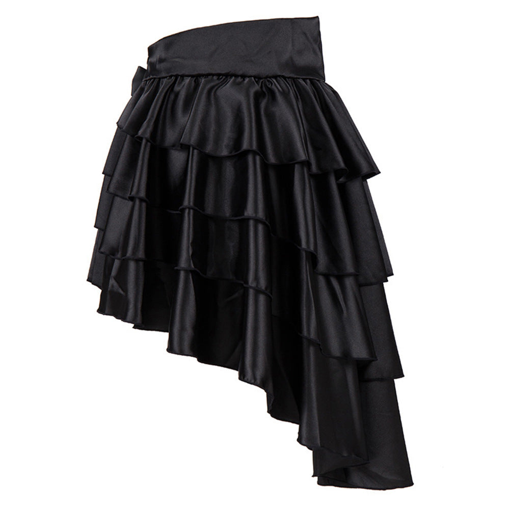 Punk Gothic Pirate Irregular Skirt – Caribbean Dark