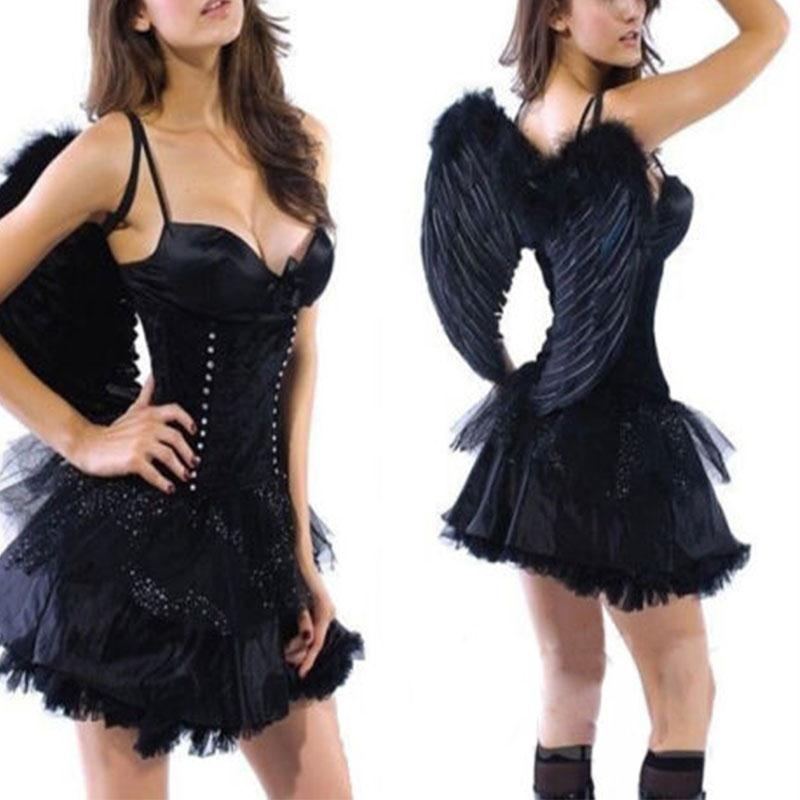 Adult Feather Angel Wings | Halloween Cosplay & Fairy Costume Prop | 4 Colors