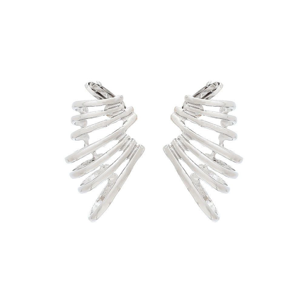 Retro Multi-Layer Hoop Earrings – Full Ear Statement