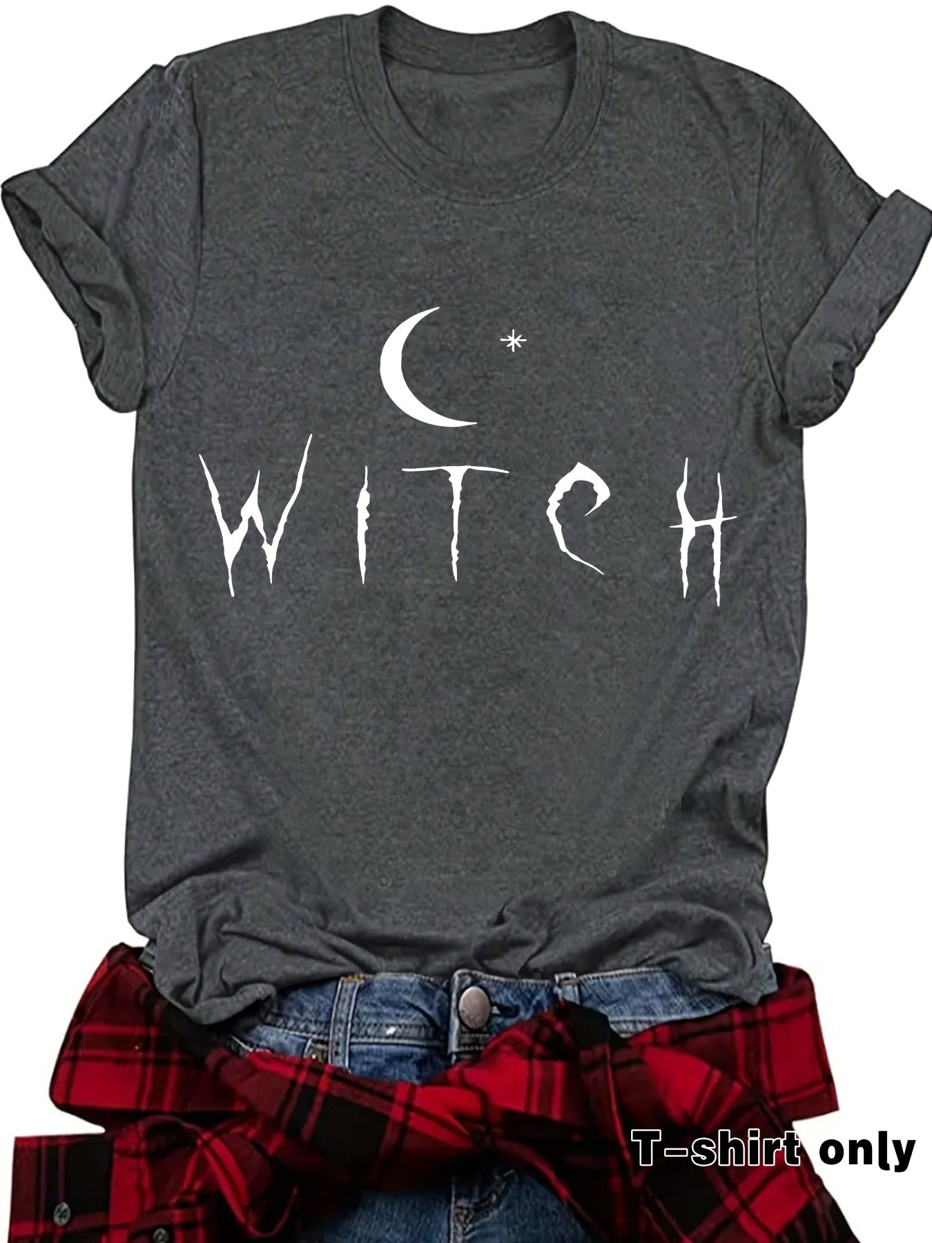 🌙 Witch Moon Graphic Print Tee