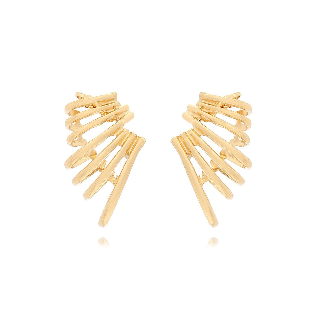 Retro Multi-Layer Hoop Earrings – Full Ear Statement