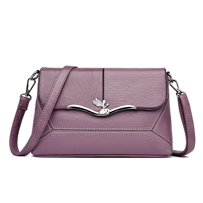 Soft Leather Tote & Crossbody Shoulder Bag | Women's Fashion Handbag | 7 Colors