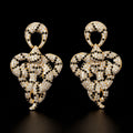 Micro-Encrusted Snake Earrings