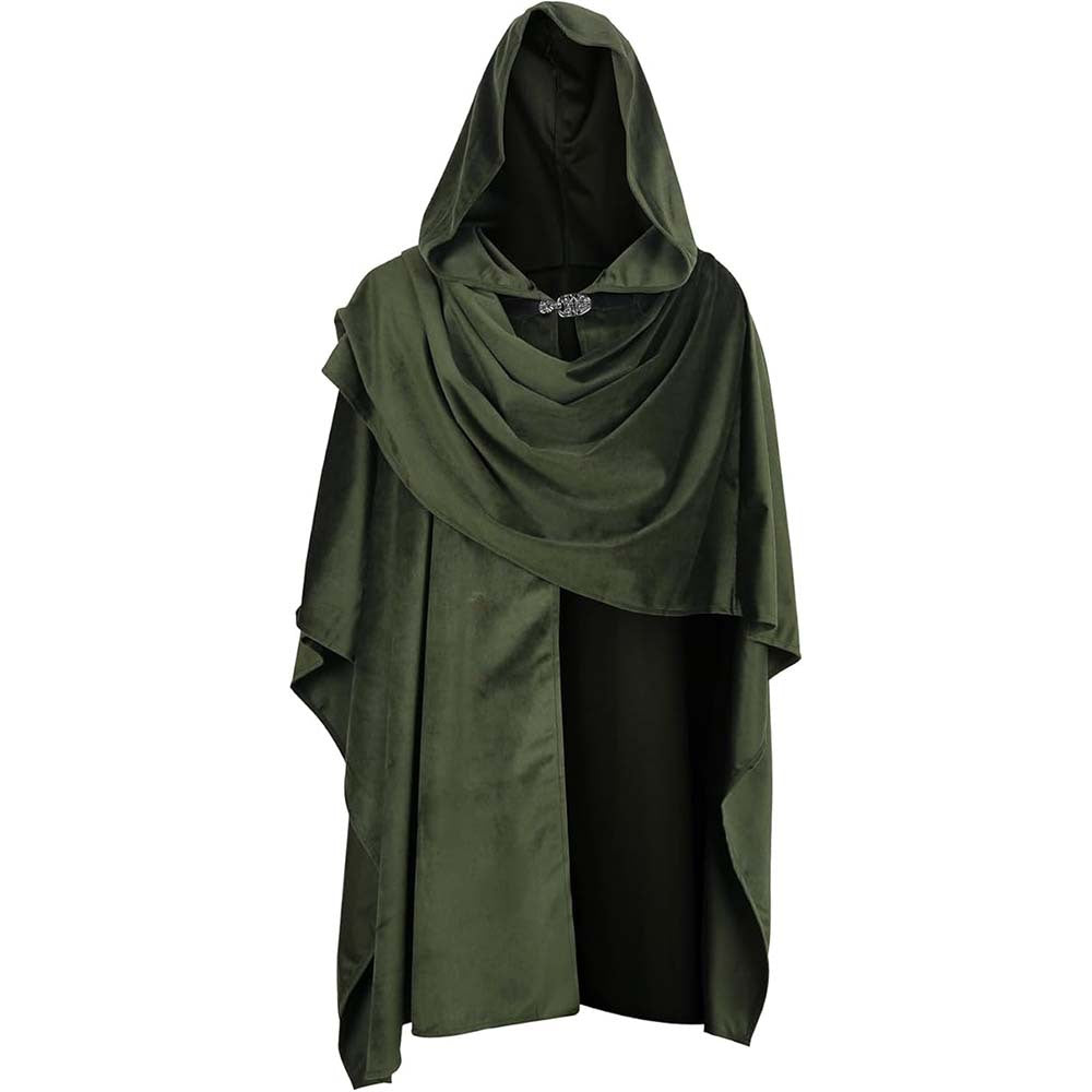 Medieval Knight Cosplay Cape | Gothic Halloween Renaissance Cloak in Wool or Fleece