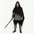 Medieval Knight Cosplay Cape | Gothic Halloween Renaissance Cloak in Wool or Fleece