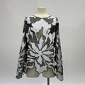 Gothic Punk Sequin Embroidered Pullover Top