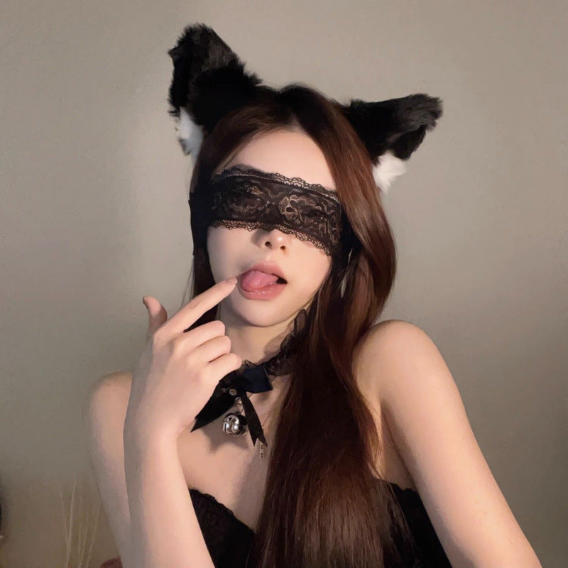 Lace Blindfold & Hair Accessory Set