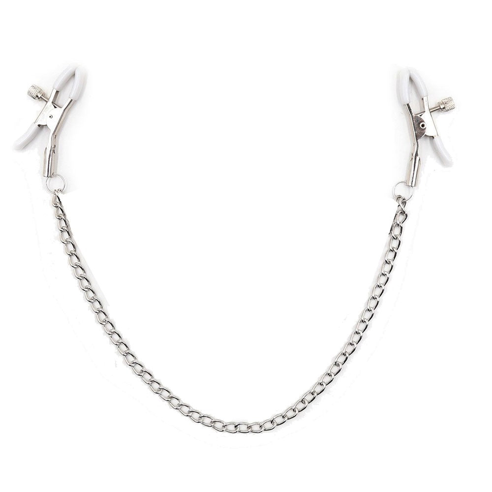 Adjustable Nipple Clamps with Silver Chain