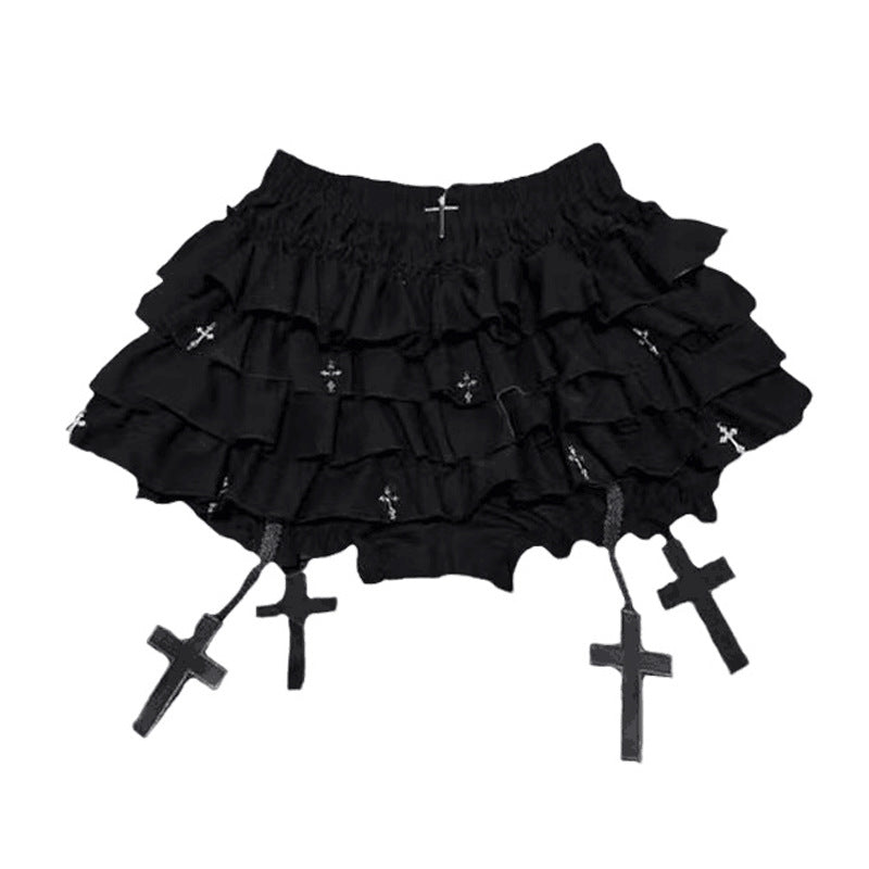 Gothic Puff Bubble Mini Skirt