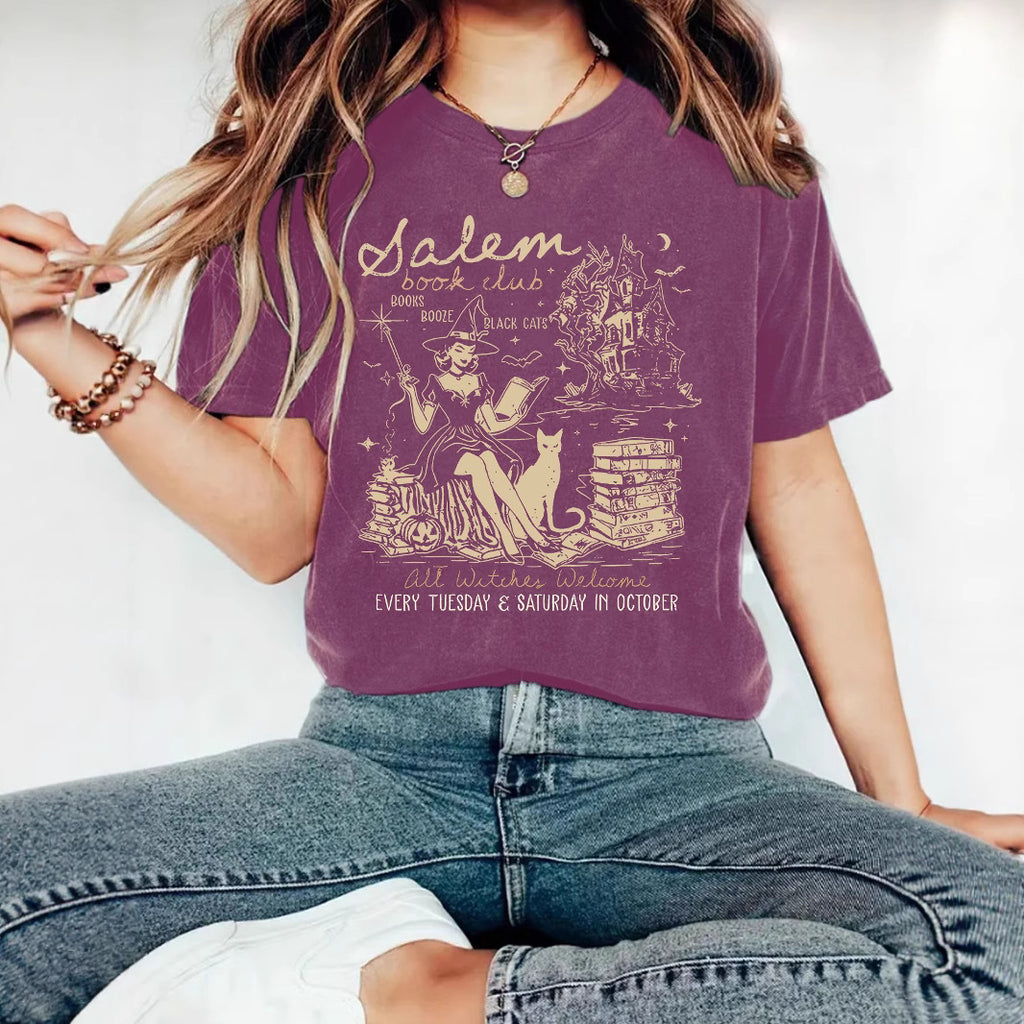 Salem Witch Pattern Short Sleeve Tee