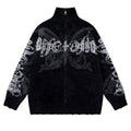 Gothic Butterfly Jacquard Knit Cardigan
