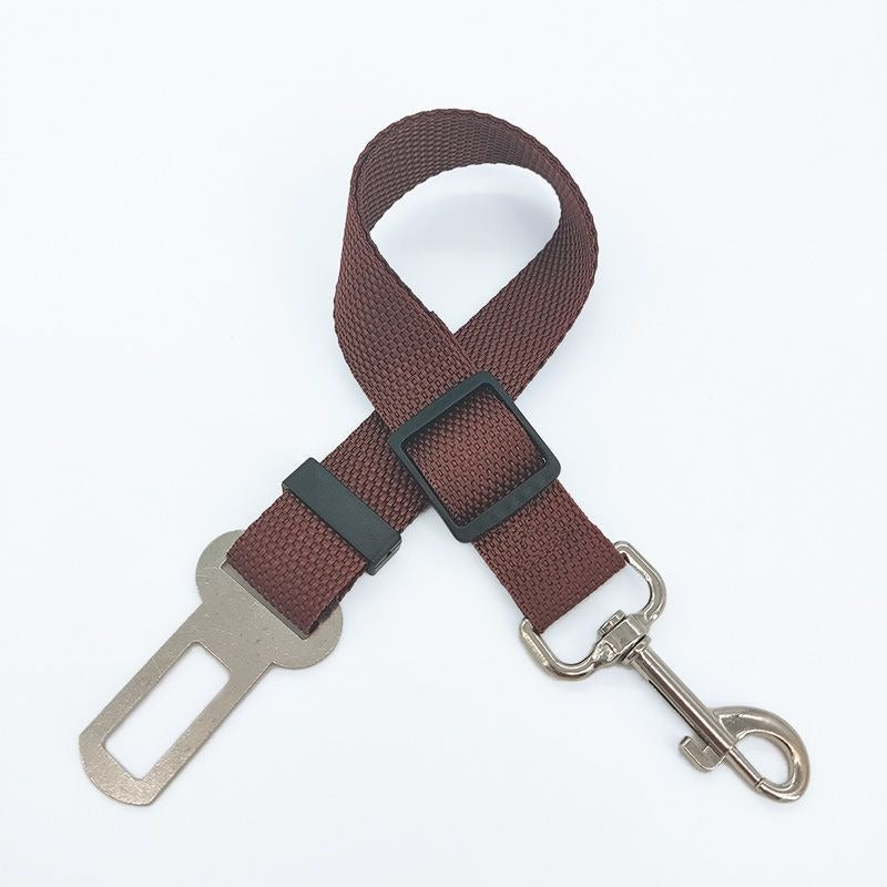 Adjustable Pet Car Safety Belt — Dog Seat Belt Tether
